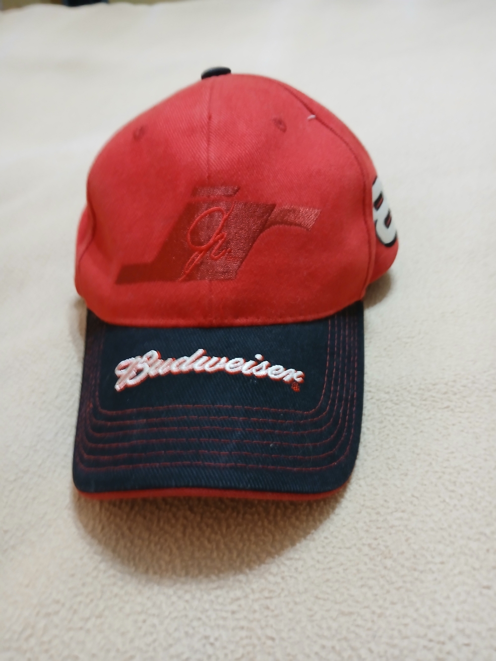 Budweiser Kids Red and Black Baseball Cap